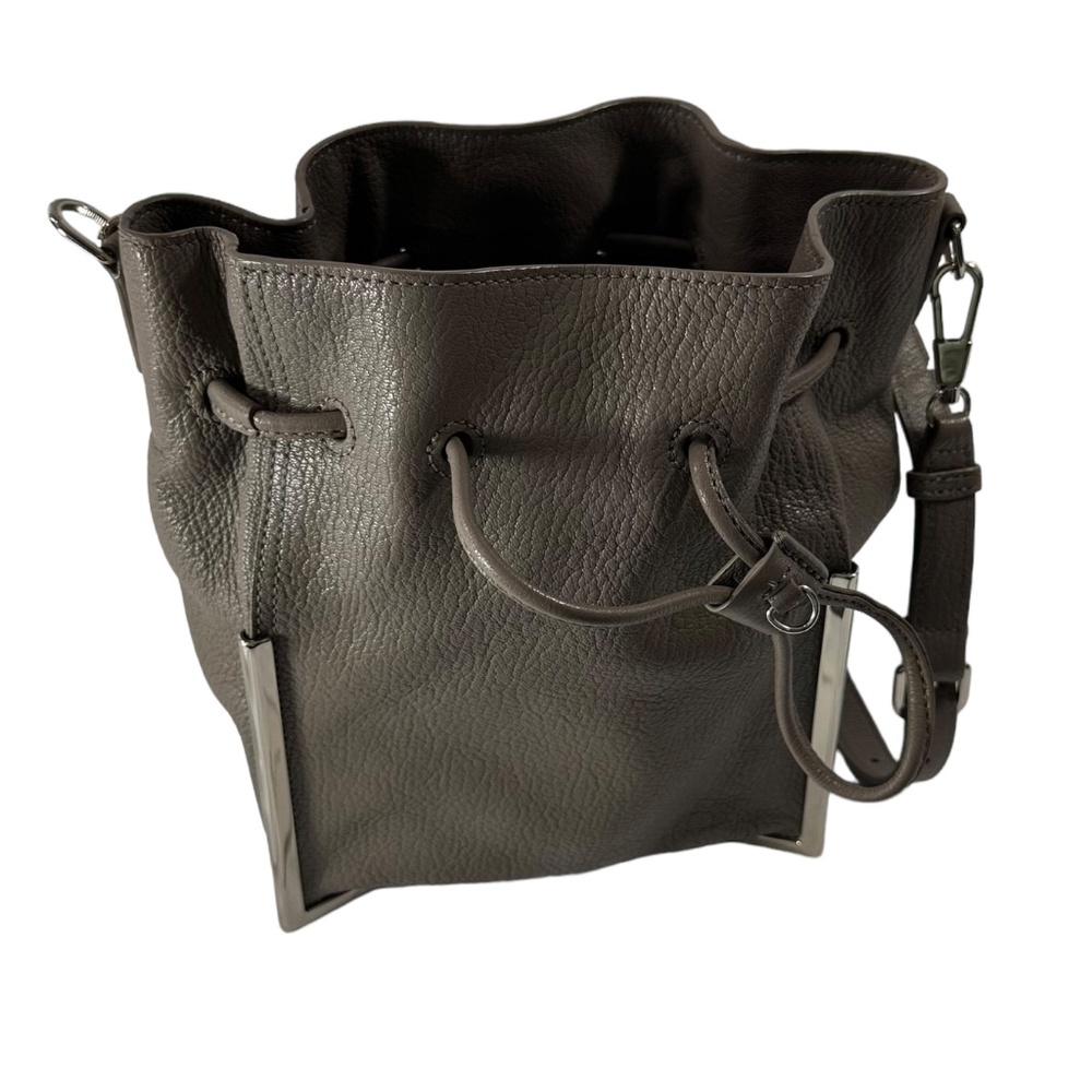 Genuine 3.1 PHILLIP LIM Scout small drawstring crossbody bag grey - Picture 2 of 11